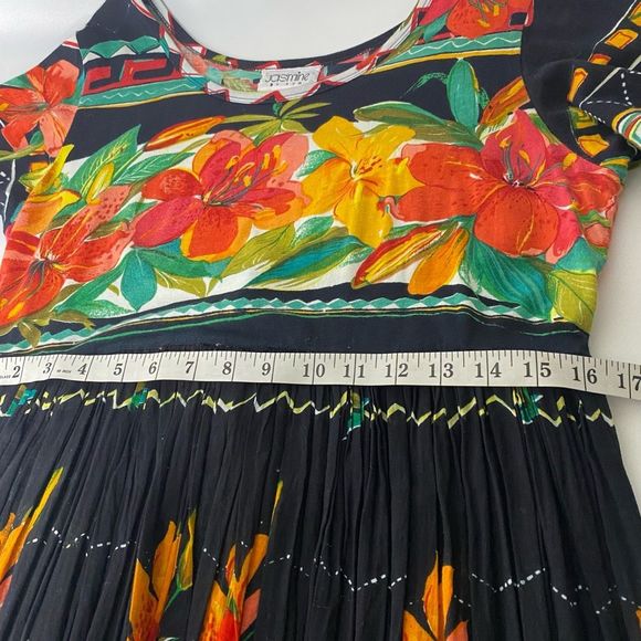 Jasmine by KVM Floral BoHo Style Retro Dress - Picture 11 of 13